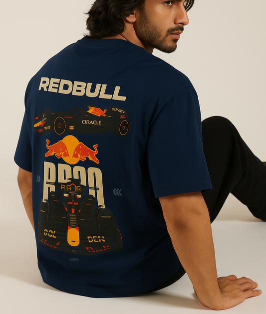 RED BULL TERRY F1 | Unisex Terry Oversized Tee