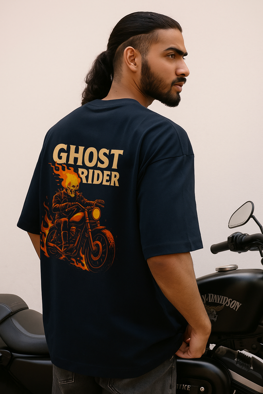 GHOST RIDER | Unisex Terry Oversized Tee