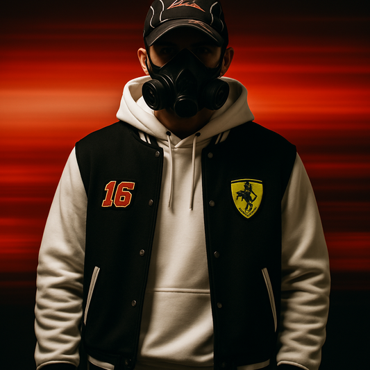 FERRARI 16 Charles Leclerc | Unisex Embroidery Varsity Jacket
