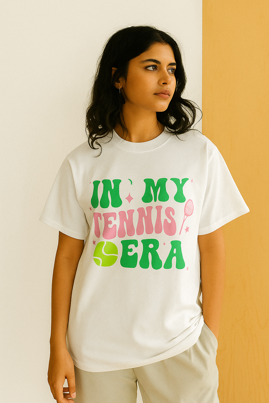 IN MY TENNIS ERA |  Oversized Classic T-Shirt