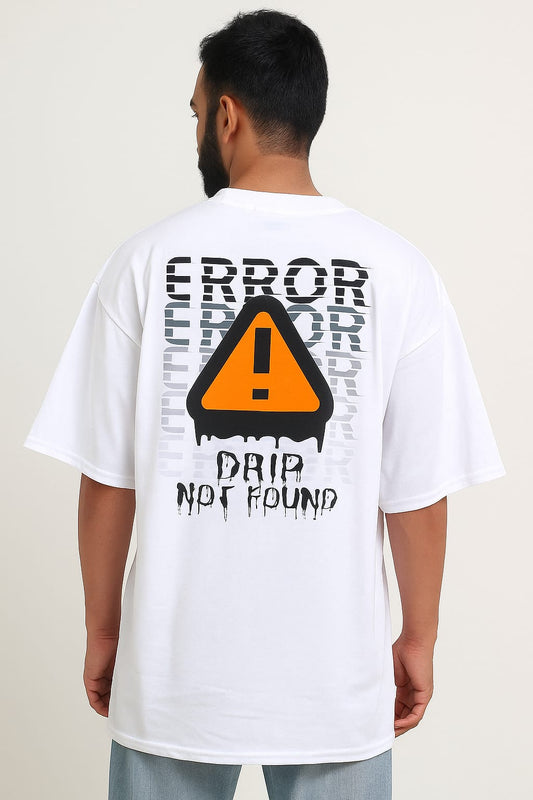 ERROR DRIP NOT FOUND | Unisex Terry Oversized Tee